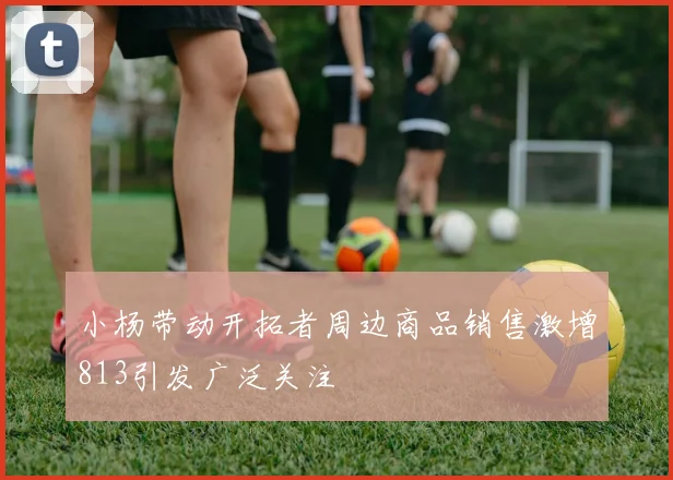 小杨带动开拓者周边商品销售激增813引发广泛关注